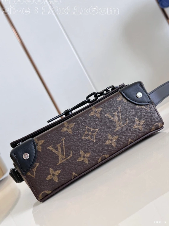 Steamer LOUIS Wallet-18*11*6.5CM VUITTON Wearable 0821